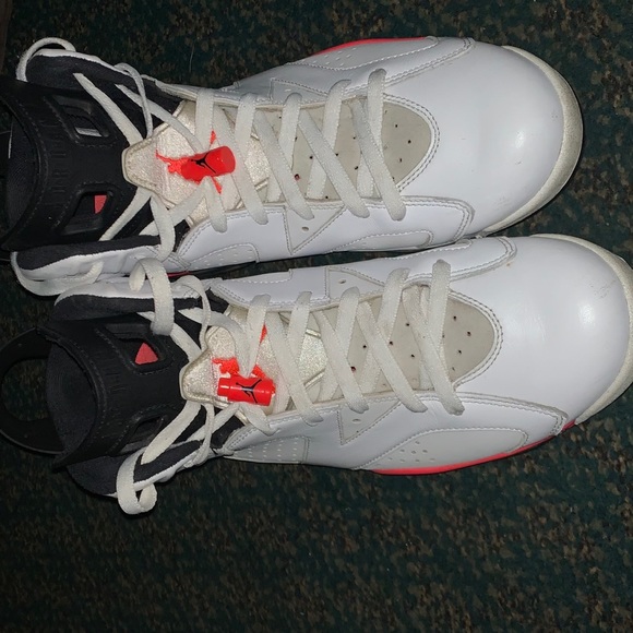 White Infrared Jordan 6s - Picture 3 of 4